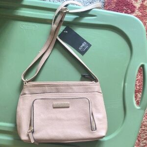 Jones New York Beige Crossbody Bag